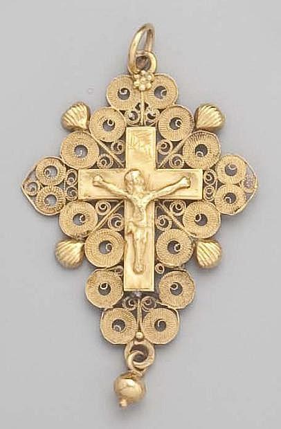 Croix boulonnaise ou croix du pardon 9 gramme epoque restauration