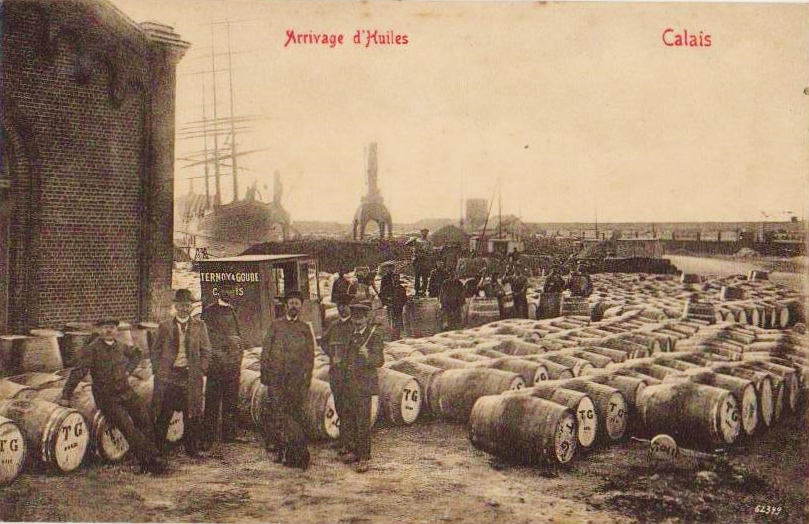 Calais arrivage d huiles et les quais