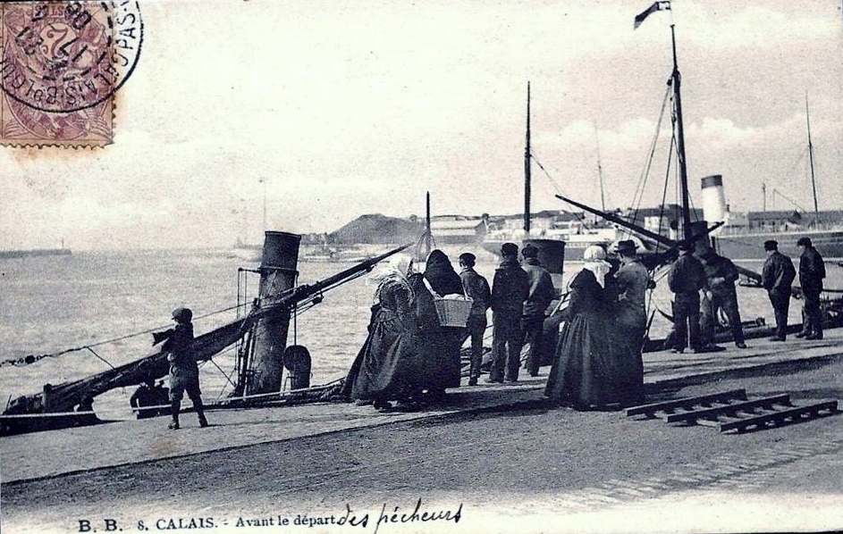 Calais avant le depart des pecheurs