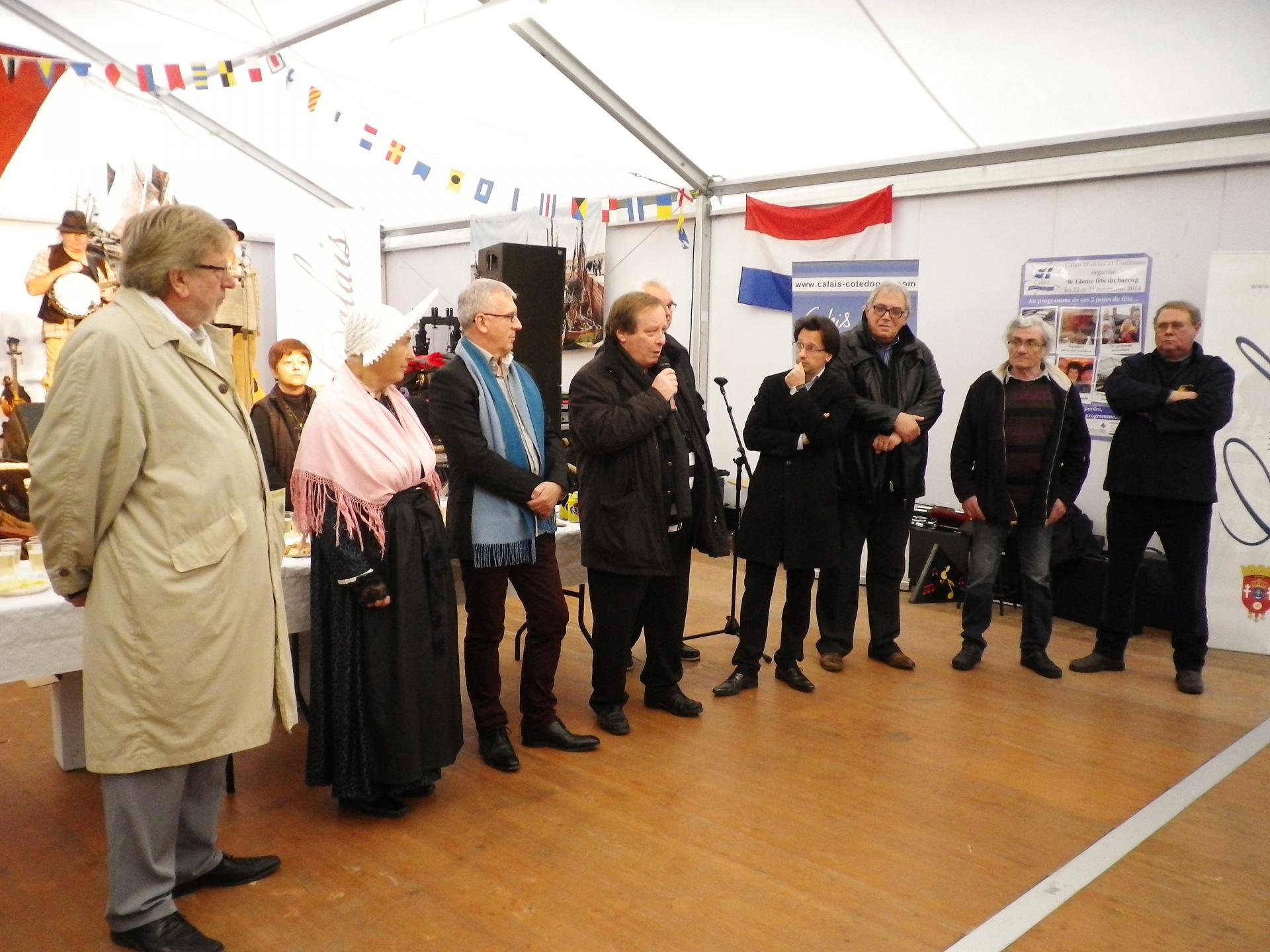 Inauguration fete du hareng calais 2014